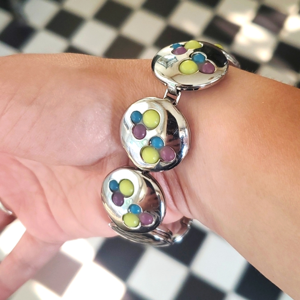 Bijoux Swatch Stainless Steel Necklace and Bracelet set - Picture 4 of 9